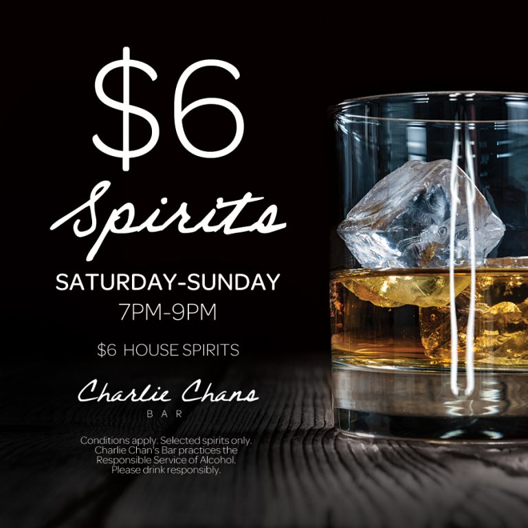 Weekend $6 Cocktail Happy Hour Special - Charlie Chans